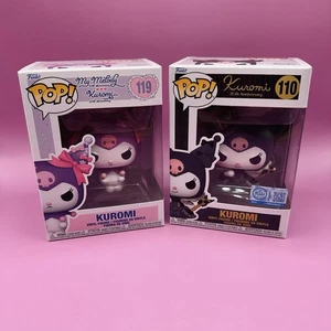 (2) Funko Pop Sanrio 20 Aniversario Kuromi Royal Outfit #110 My Melody #119 - Imagen 1 de 9