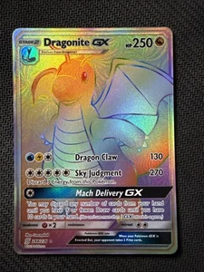 2019 Pokémon SM: Unified Minds Secret Rare Rainbow Dragonite GX 248/236 NM - Picture 1 of 2