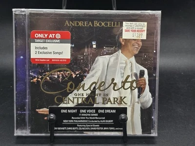 Andrea Bocelli Concerto One Night in Central Park CD New Sealed Target Exclusive Foto 1 de 4