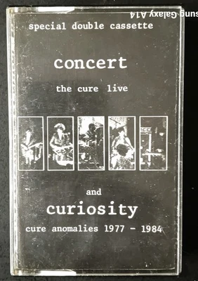 Vintage 1984 The Cure Concert and Curiosity Double Cassette Tape - Image 1 of 3