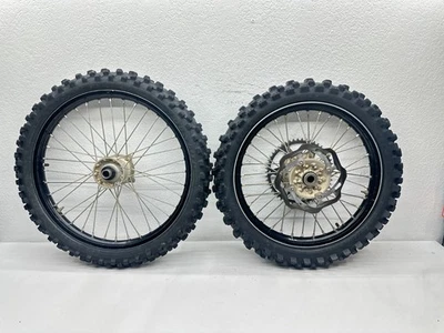 2022 Kawasaki KX250F Dunlop conjunto de rodas dianteiro traseiro 21/19 polegadas aro roda dentada cubo KX - Imagem 1 de 4