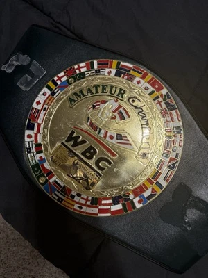 CINTURÓN/TÍTULO CAMPEONATO CAMPEONATO WBC BOXEO AMATEUR CINTURÓN ADULTO Talla Foto 1 de 4