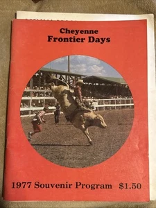 1977 Cheyenne Wyoming Frontier Days 81st Annual Souvenir Program + Insert - Picture 1 of 6