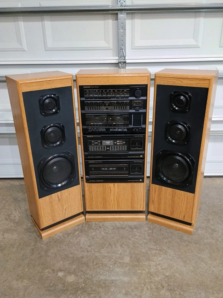 Vintage Sound design 63R63M Stereo W Speakers  *Read Description* - Image 1 of 4