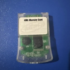 Intec Memory Card 4 MB For GameCube Clear, Tested - Picture 1 of 2