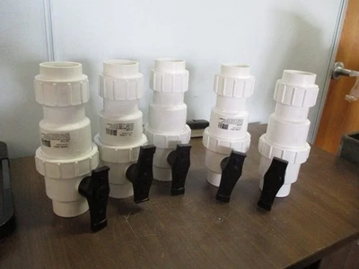 Boshart PVC Swing Check Ball Valve 17SCBV-20SU *Box of 5* New Surplus - Image 1 of 4