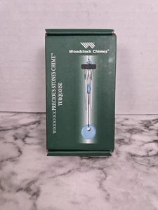 Mini campana de viento Woodstock de piedra preciosa - turquesa - Imagen 1 de 10