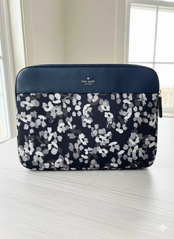 "Funda para portátil Kate Spade New York azul floral 14""" Foto 1 de 4