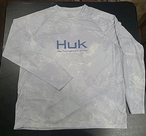 NWT Men’s HUK Mossy Oak Pursuit Performance Fishing Shirt Size XL - Picture 1 of 7