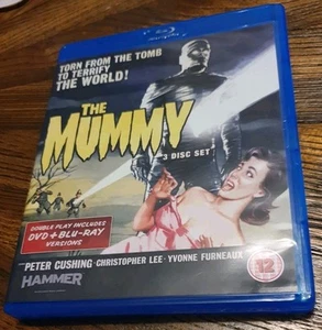 THE MUMMY 1959 - Region B Blu-ray + DVD - Hammer Peter Cushing Christopher Lee - Picture 1 of 8