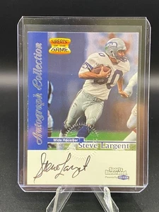 Steve Largent 1999 Fleer Sports Illustrato Grandi del Gioco Autografo Auto - Foto 1 di 2