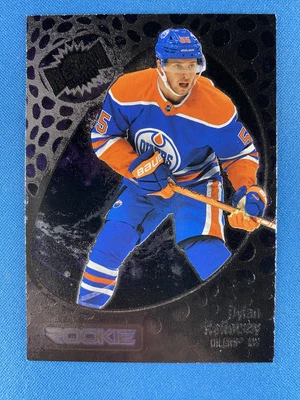 Dylan Holloway 2022-23 SkyBox Metal Universe #197 Rookie Edmonton Oilers - Image 1 of 2