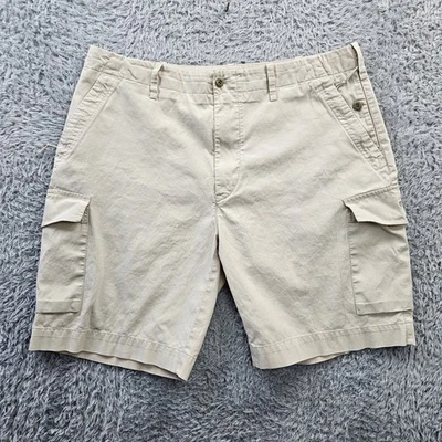Victorinox Cargo Shorts Men 38x9 Swiss Army Beige *Flaws - Image 1 of 4