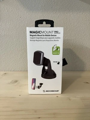 Scosche - MagicMount Pro Window/Dash Magnetic Holder for Mobile Phones - Black - Image 1 of 4