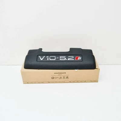 Cubierta delantera negra para motor de gasolina AUDI S6 S8 V10 5.2 07L103925A genuina Foto 1 de 2