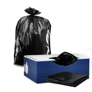 Bolsas de basura para contratista Plasticplace de 42 galones - negras, estuche de 50 bolsas - Imagen 1 de 9