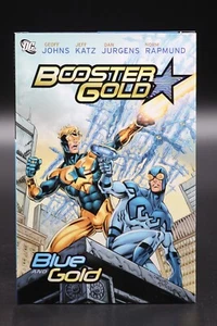 Booster Gold (2008) HC/DJ #2 1st Print Blue & Gold Geoff Johns Dan Jurgens NM - Picture 1 of 4