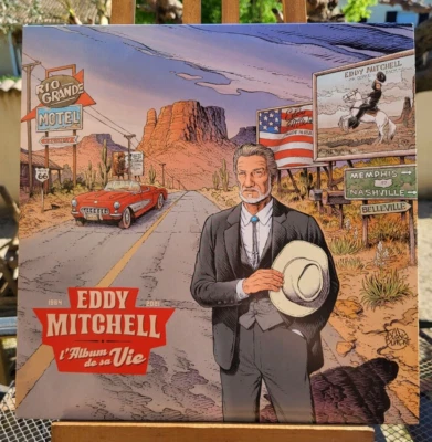 Double LP 33T Eddy Mitchell  L'Album De Sa Vie 1964 2021 - Fra 2023 Médias NEUFS - Photo 1/4