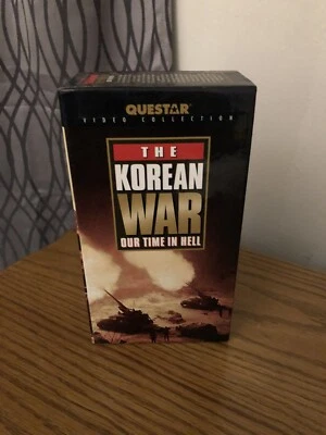 The Korean War Our Time In Hell QUESTAR VIDEO COLLECTION 2 VHS SET - Image 1 of 3
