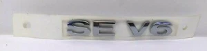 2006-2012 Ford Fusion "SE V6" Emblem Decal Trim Chrome OEM 6E5Z-5442528 - Picture 1 of 4
