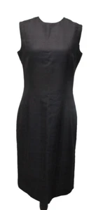 Carolina Herrera klassisches Wollkariert Jacquard ärmelloses Wollschichtkleid Größe 8 - Bild 1 von 8