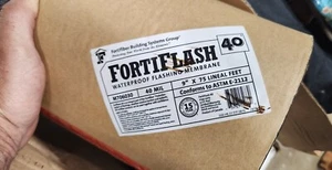 FORTIFLASH FLASHING 9"x75' Lineal ft. One Roll - Picture 1 of 3