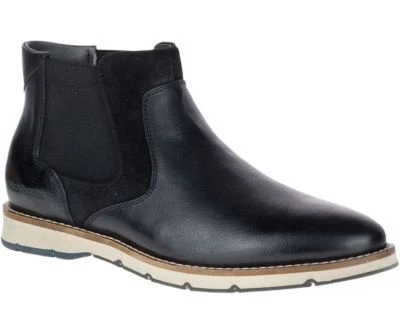 Botín Hush Puppies para hombre Burwell Hayes negro 10,5 M EE. UU. Foto 1 de 4