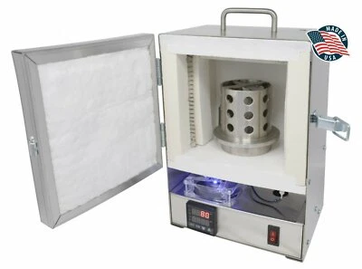 TableTop Hi-Temp 2200°F Burnout Oven PROGRAMMABLE Jewelry Resin Wax Dental Kiln - Image 1 of 4