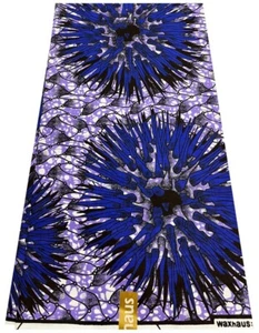 Ankara Wrapper Sell by 6 Yards-100% Cotton- Exclusive Design -For Dresses- - Picture 1 of 2