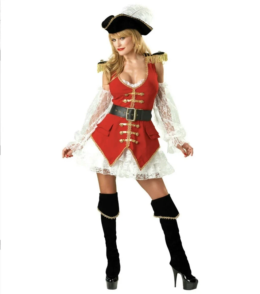 Incharacter Women's Sexy Deluxe Pirate Treasure Adult Costume Small - Image 1 of 4