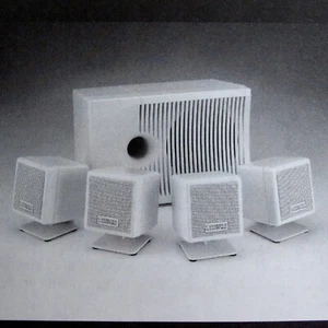 Vintage Cambridge SoundWorks PCWorks sistema di altoparlanti 4 altoparlanti PC SUB desktop - Foto 1 di 4