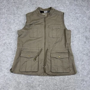 Gander Mountain Vest Womens XL Green Lined Guide Series Hiking Camping Outdoors - Picture 1 of 15