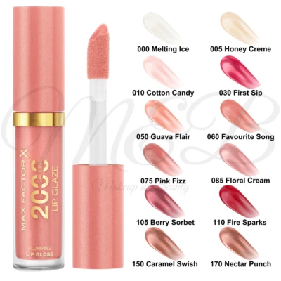 Max Factor 2000 Calorie Lip Glaze Plumping Lipgloss 4,4 ml NEU - Farbton wählbar