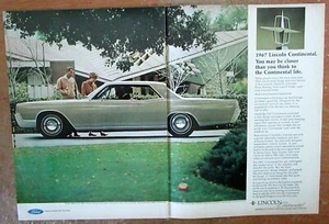 1967 Lincoln Continental "Closer Than You Think" Original Color Ad - Picture 1 of 1