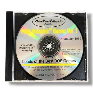 Most Valuable Games Vol 1 February 1996 CD-ROM Windows 95 MVP Publishing CD VTG - Picture 1 of 3