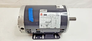 US MOTORS 314483 200-230/460V 2 HP 3 PHASE 1725 OPEN DRIP PROOF BLOWER MOTOR - Picture 1 of 8
