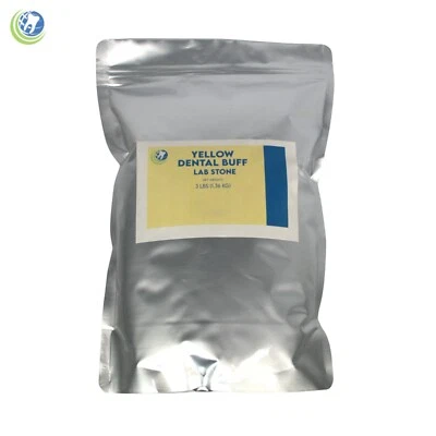 DENTAL LAB BUFF STONE YESO TIPO III AMARILLO COMPUESTO PARA TODO USO 3 Lbs. Foto 1 de 4