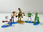 Disney Pixar Toy Story Topper Figurines Woody Rex Buzz Forky Bullseye Lot of 5