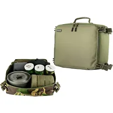 Speero Modular Clip on Standard Bag Carp Fishing DPM Green Bank Kit Military Zip