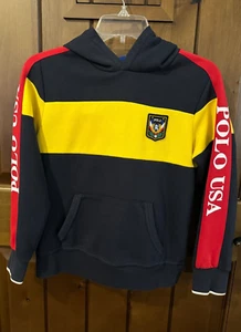 Polo Ralph Lauren Big Boy's M (10-12) Downhill Skier Colorblocked Tech Hoodie - Picture 1 of 9
