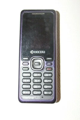 Teléfono celular Kyocera MetroPCS Qualcomm 3G CDMA - púrpura oscuro Foto 1 de 4