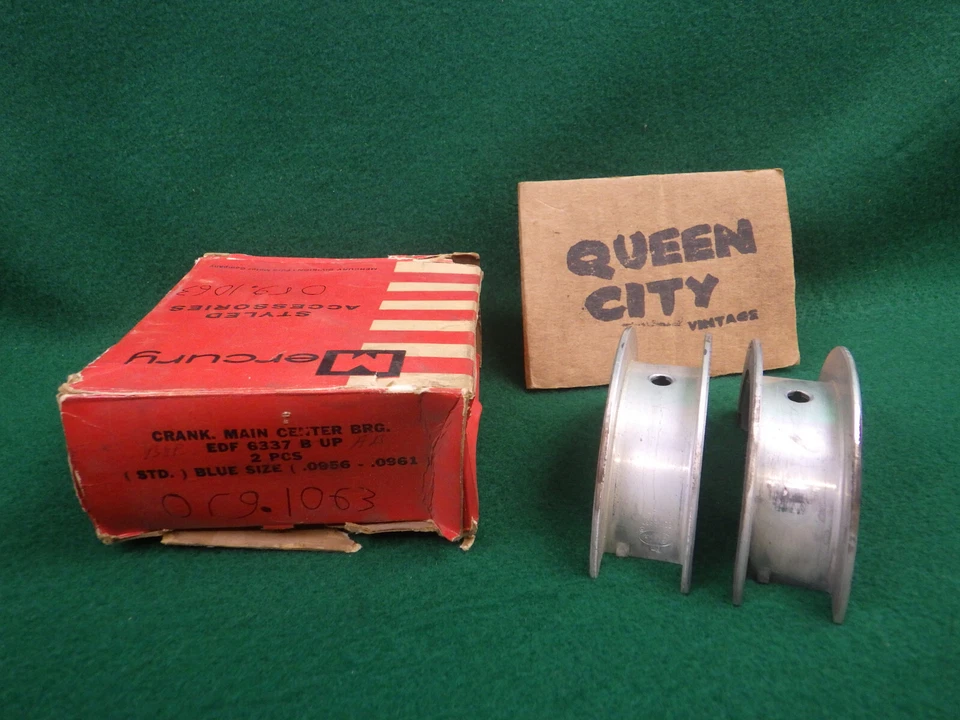 Nuevo de Lote Antiguo Ford/Edsel/Mercury Cojinete Principal Central 410 V8 STD/azul Talla EDF-6337 Foto 1 de 4