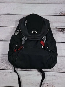 OAKLEY KÜCHENSPÜLE RUCKSACK REISSVERSCHLUSS TASCHEN EMBLEM AUF DER VORDERSEITE W1 - Bild 1 von 9