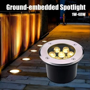 1W-48W Outdoor Waterproof Recessed Ground Light (Multiple Wattage Options) - Picture 1 of 26