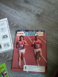 1984 United States Stamp Album (Summer Games) The Dash For Olympic Gold - Picture 1 of 4