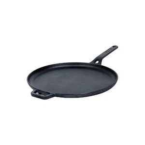 Meyer Pre-Seasoned Cast Iron Flat Dosa Roti Tawa, 28cm, Black- Free Delivery - Picture 1 of 7