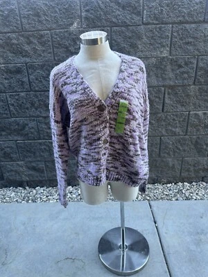 JOHN PAUL RICHARD Womens Cardigan Sweater Sz Large Knit NEW NWT - Image 1 of 4