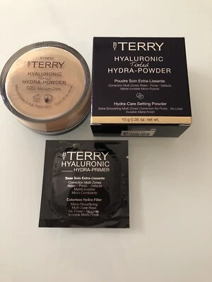 By Terry Hyaluronic Tinted Hydra Care Setting Powder - #500 Medium Dark 10g. New - Image 1 of 4
