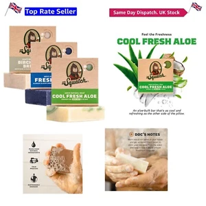 Men's Natural Soap 3-Pack - Nourishing, Scented, Cold-Process for All - Picture 1 of 8