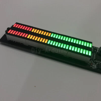 MARKENLOS NEW Audio Level Indicator Stereo Music Spectrum LED light Amplifier VU Meter